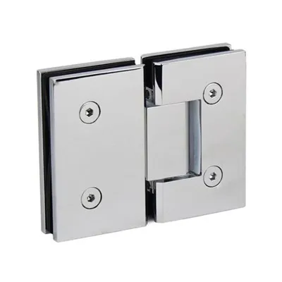 Bisagra para puerta de ducha de vidrio a vidrio de 180 grados